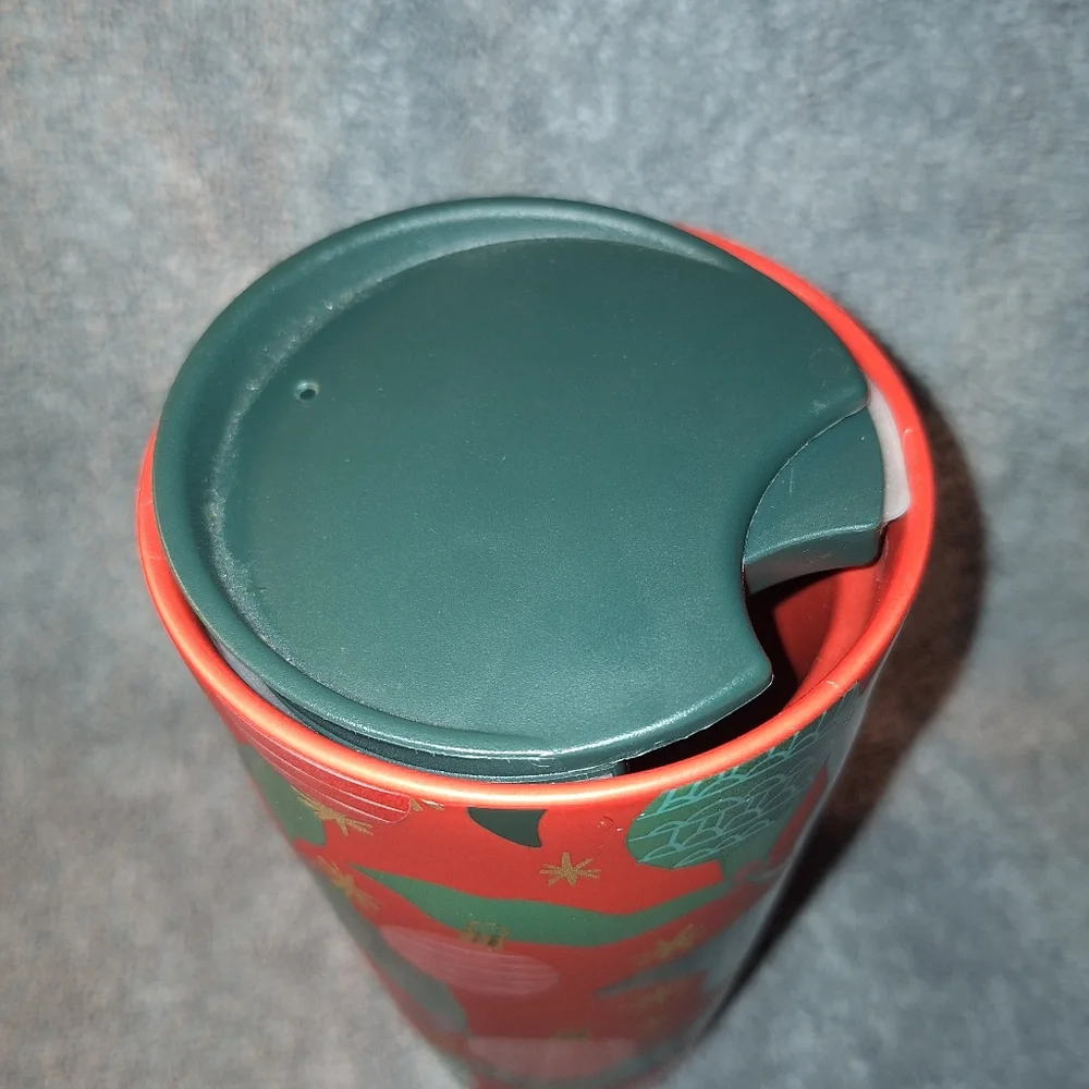 Starbucks 2019 Ceramic Holiday Travel Tumbler Mug Christmas Ornaments Ch…